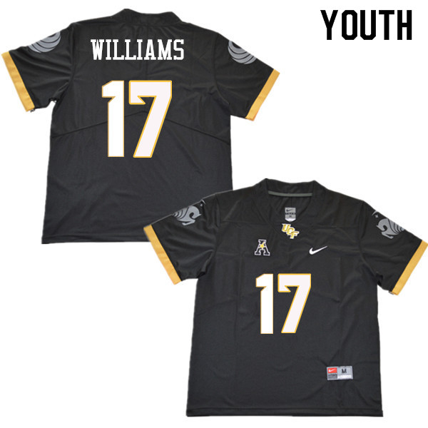 Youth #17 Marlon Williams UCF Knights College Football Jerseys Sale-Black - Click Image to Close
